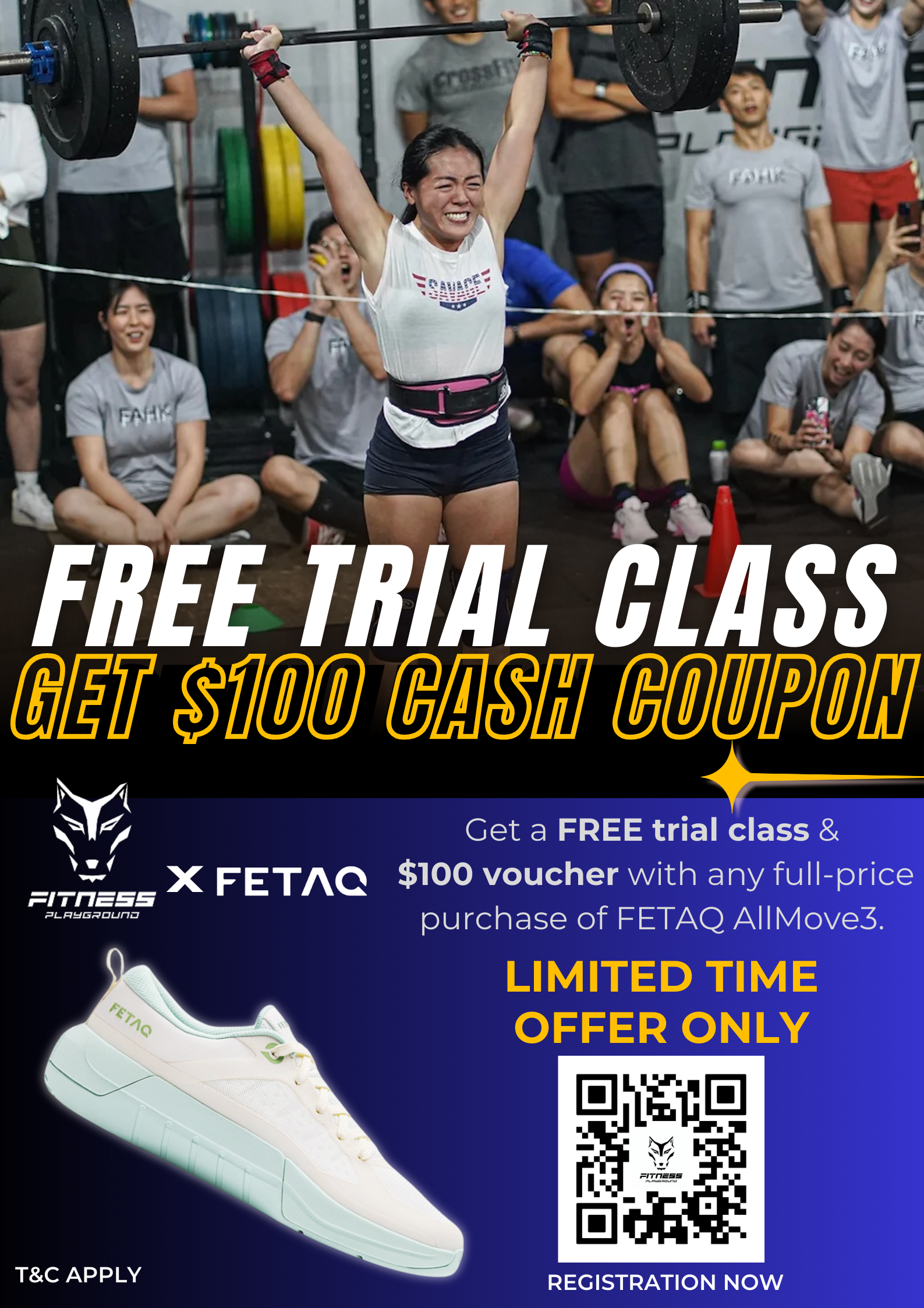 【FETAQ x Fitness Playground HK】
